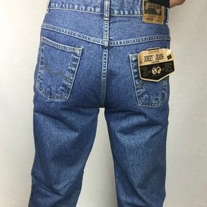 Classic denim Blue Men’s Jeans Jockey Brand regular fit high rise stone wash